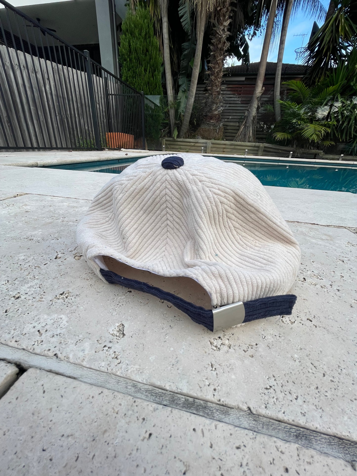 ‘Dark waves’ Corduroy hat